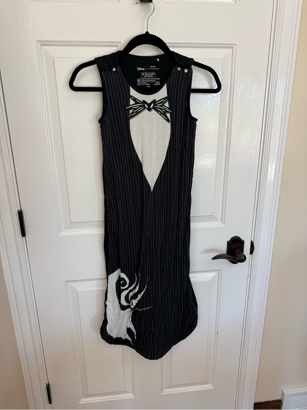 Disney The Nightmare Before Christmas Jack Skellington little sleepies 18-36 mo